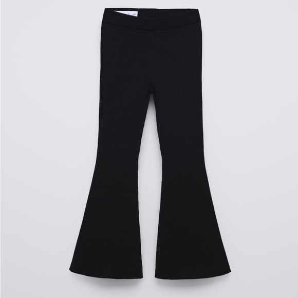 NWT Zara flared black pants in size M - Picture 1 of 8
